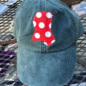 (NWOT) ADAMS • Grey mississippi Baseball Cap